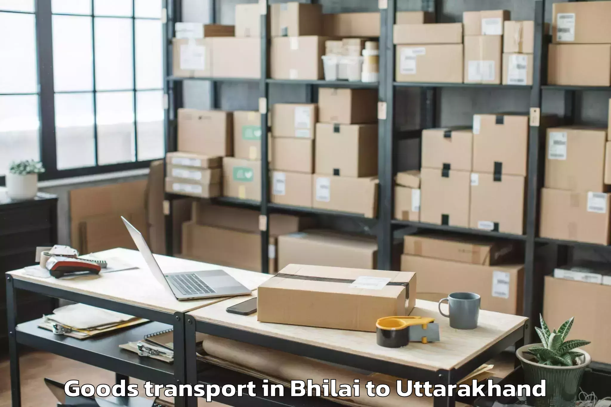 Hassle-Free Bhilai to Sitarganj Goods Transport